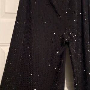 Black Sequin Pants